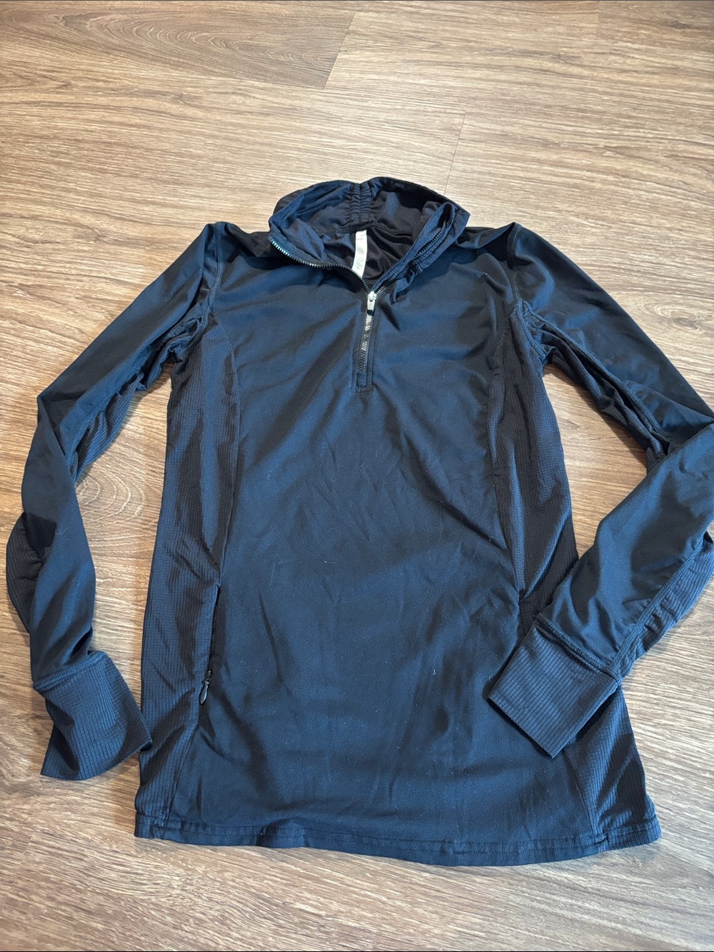 Fabletics Black Half-Zip Performance Hoodie women’s small